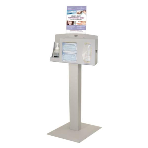 Dispenser Compliance Cover Your Cough Beige With PPE Ea